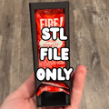 3D Printed Taco Bell Hot Sauce Packet Holder-STL FILE ONLY