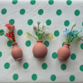Beaded Flower Mystery Magnet Vase