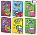 Jolly Rancher SINGLES TO GO! Drink Mix WaterTok Bundle - Blue Raspberry, Green Apple, Watermelon and Cherry Drink Mix